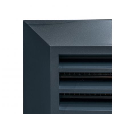 Kratka wentylacyjna 17x17 fi 100 mm GRAFIT T61GR