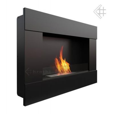 Biokominek BRAVO 900x652 mm czarny z szybą