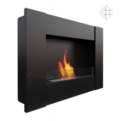 Biokominek BRAVO 900x652 mm czarny z szybą