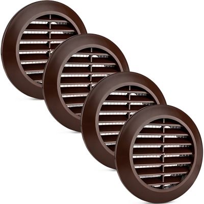 Kratka wentylacyjna okrągła 60mm 03360RBr - 4 sztuki