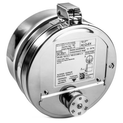Regulator ciągu kominowego RCO-EX przeciwwybuchowy