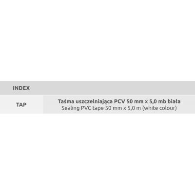 Taśma uszczelniająca PVC TAP 5m