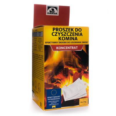 Środek do czyszczenia kominka Hansa 10x50g w saszetkach