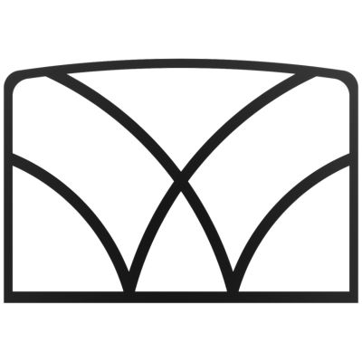 Ażur ozdobny do pieców wolnostojących KOZA K7
