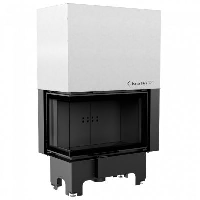 Wkład kominkowy VNL 810/410 BLACK lewy z gilotyną