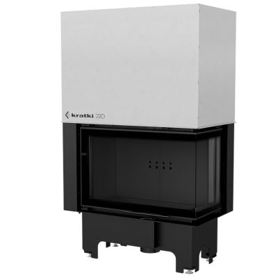 Wkład kominkowy VNP 810/410 BLACK prawy z gilotyną
