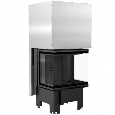 Wkład kominkowy NBC/600/400/BLACK 9kW | Ø200