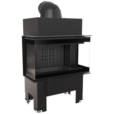 Wkład kominkowy NBC/BSL/P/680/280/BLACK 7kW | Ø160