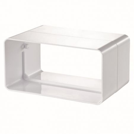 Łącznik kanał płaski, złączka  PVC 120x60mm 