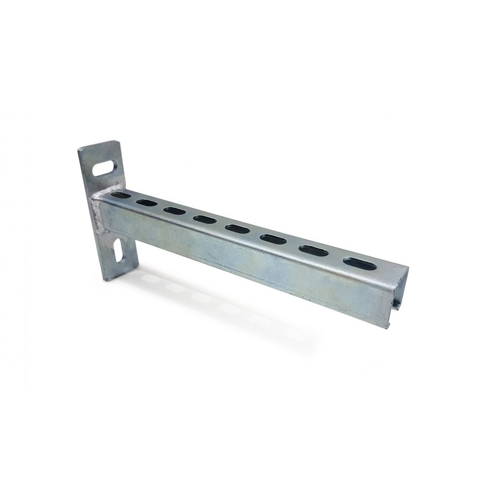 Wspornik ścienny perforowany konsola ocynk T 30x30mm