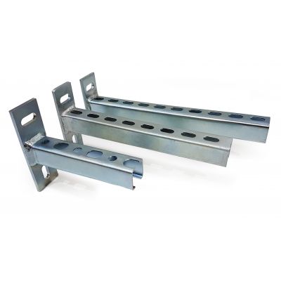 Wspornik ścienny perforowany konsola ocynk T 30x30mm