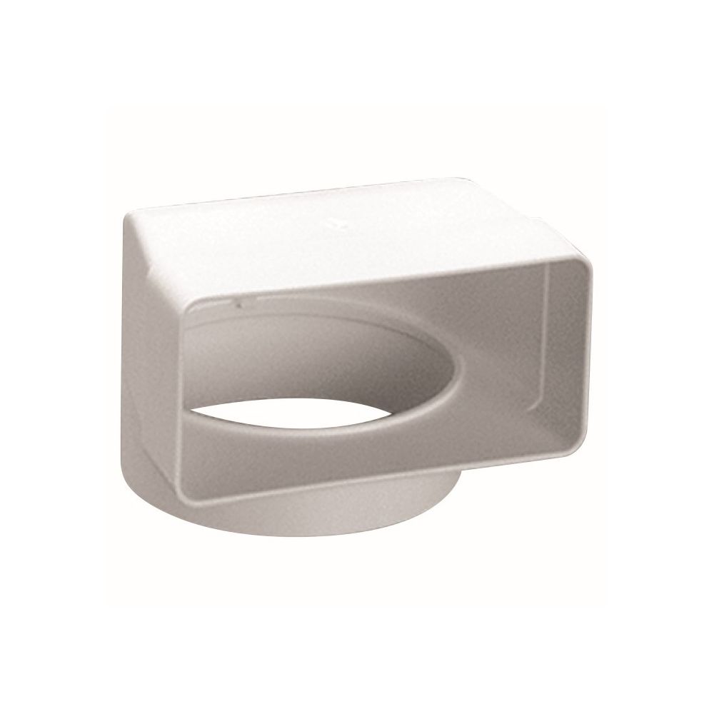 kolano płaskie prostokątne PVC 120x60mm 