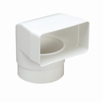kolano płaskie prostokątne 58mm PVC 120x60mm 