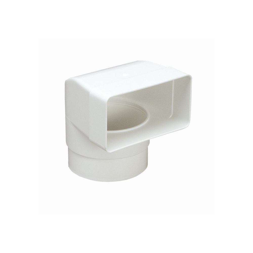 kolano płaskie prostokątne 58mm PVC 120x60mm 