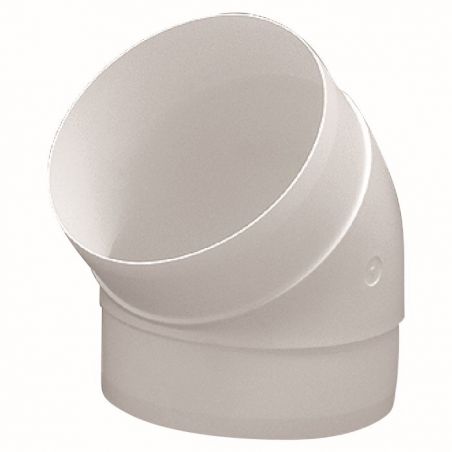 Kolano PVC 45°