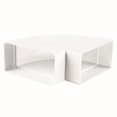 kolano poziome prostokątne 90 ° PVC 120x60mm 