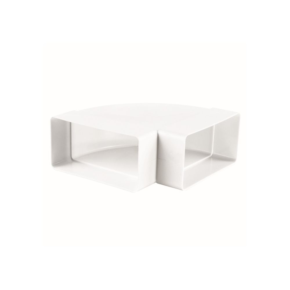 kolano poziome prostokątne 90 ° PVC 120x60mm 