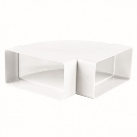 kolano poziome prostokątne 90 ° PVC 120x60mm 