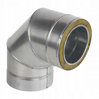 Kolano 90° ocynkowane izolowane