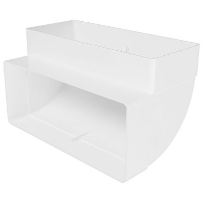 Kolano pionowe PVC 220x90mm 90°