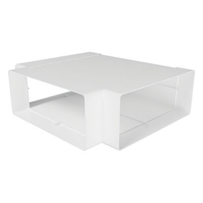 Trójnik płaski PVC 220x90