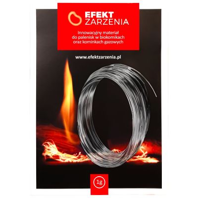 Włókna żarowe ozdobne efekt żarzenia do palenisk 1g