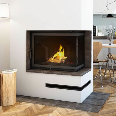 Wkład kominkowy żeliwny AMELIA DECO 21kW | ø200mm
