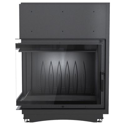 Wkład kominkowy narożny lewy żeliwny AMELIA DECO 21kW | ø200mm