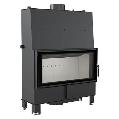 Wkład kominkowy 20 kW LUCY PW/W - płaszcz wodny