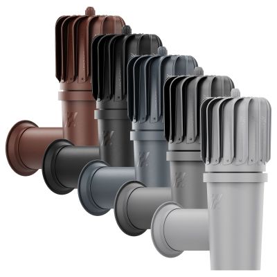 Kominek wentylacyjny wywietrzak boczny tulipan SideVent KronoPlast SV-NRP 110mm