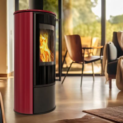 Piec wolnostojący stalowy ERIK BORDO kaflowy 5,5kW