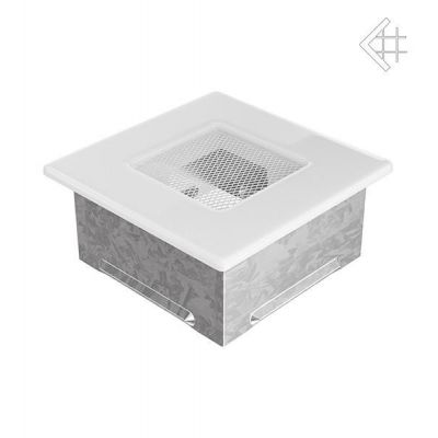 Kratka kominkowa wyciągana 11x11 cm biała