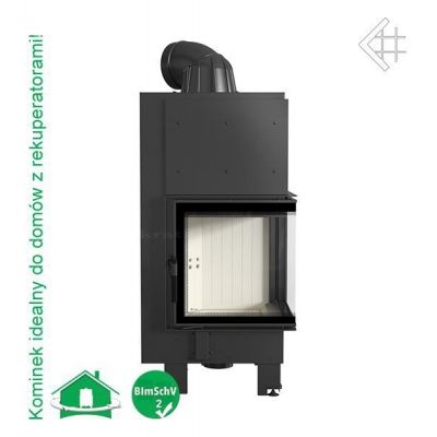 Wkład kominkowy 12 kW MBN P BS prawy (szyby łączone bez szprosa)