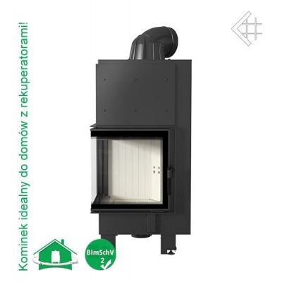 Wkład kominkowy 12 kW MBN L BS lewy (szyby łączone bez szprosa)